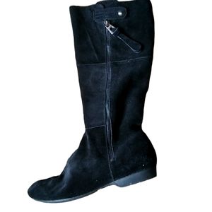 Enzo Angiolini Black Suede Boots